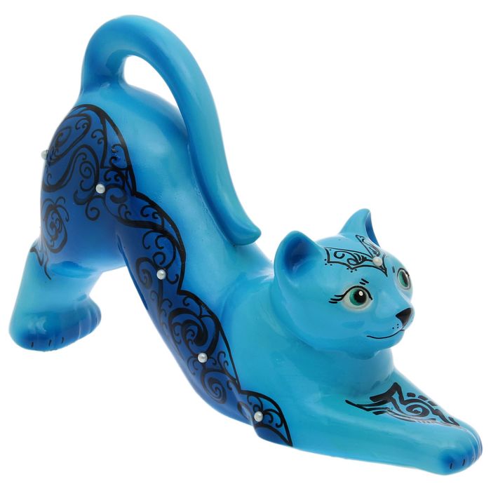 Копилка "Ася" премиум, синяя