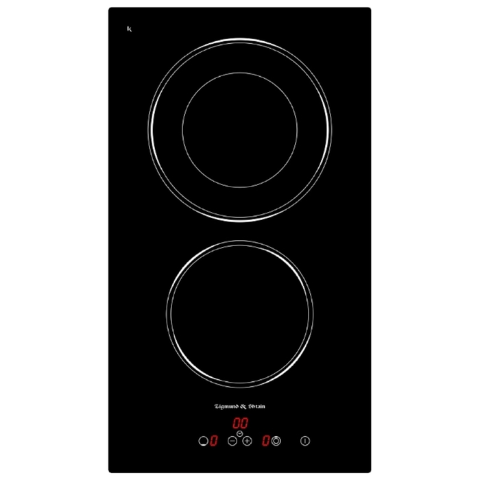 Варочная поверхность Zigmund & Shtain CNS 302.30 BX, электрическая, 2 конфорки, черный