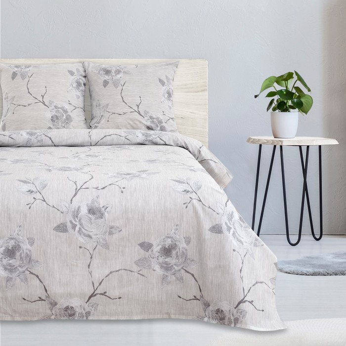 Постельное бельё "Этель" 1,5 сп., Афелия, размер 143х215 см, 150х214 см, 70х70 см - 2 шт., 100% хлопок, поплин, 125 г/м2