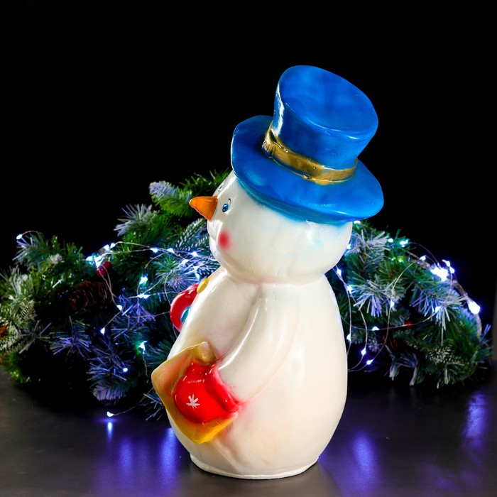 Статуэтка "Снеговик в шляпе" МИКС 30 × 26 × 54 см