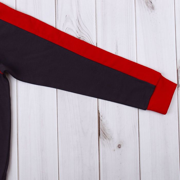 Комплект для мальчика (толстовка, брюки), рост 98-104 см, цвет чёрный (арт. 100-M_Д)