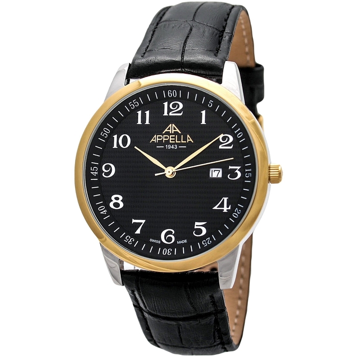 Часы наручные мужские механические Appella с календарем