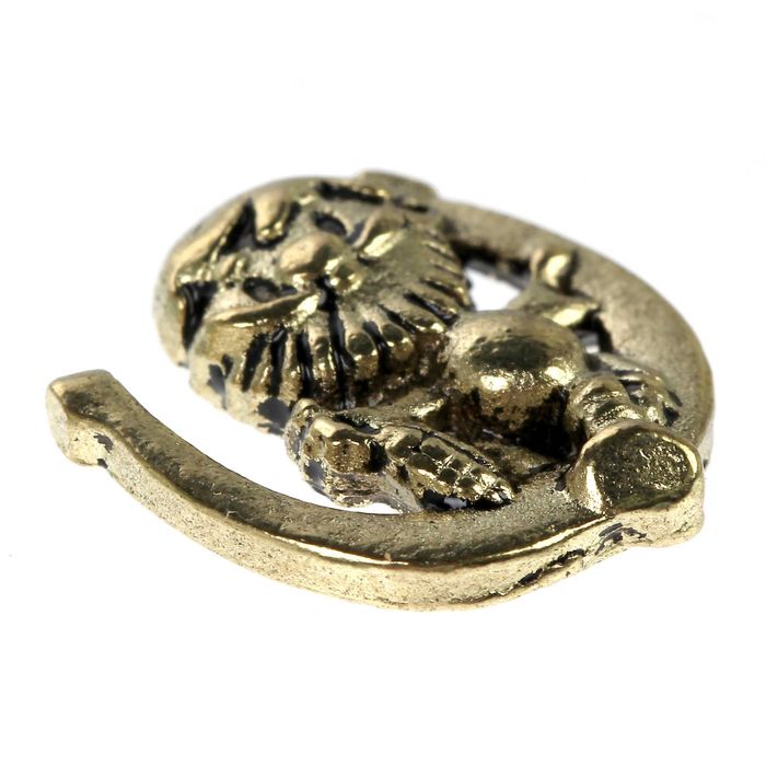 Сувенир-фигурка в кошелек "Домовенок на счастливой подкове"