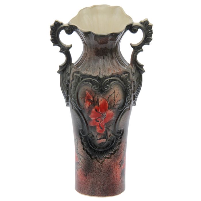 Ваза напольная "Весна" роспись, крапле