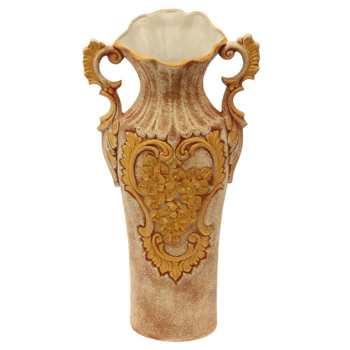 Ваза напольная "Весна" шамот, лепка