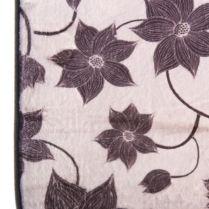 Набор ковриков для ванной и туалета "Коллаж" 2 шт, цвет серый