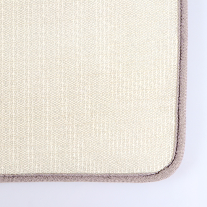 Набор ковриков для ванной и туалета "Коллаж" 2 шт, цвет серый