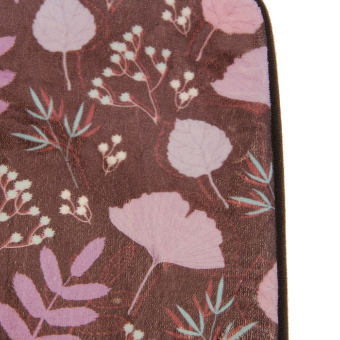 Набор ковриков для ванны и туалета "Коллаж" 3 шт, цвет коричневый