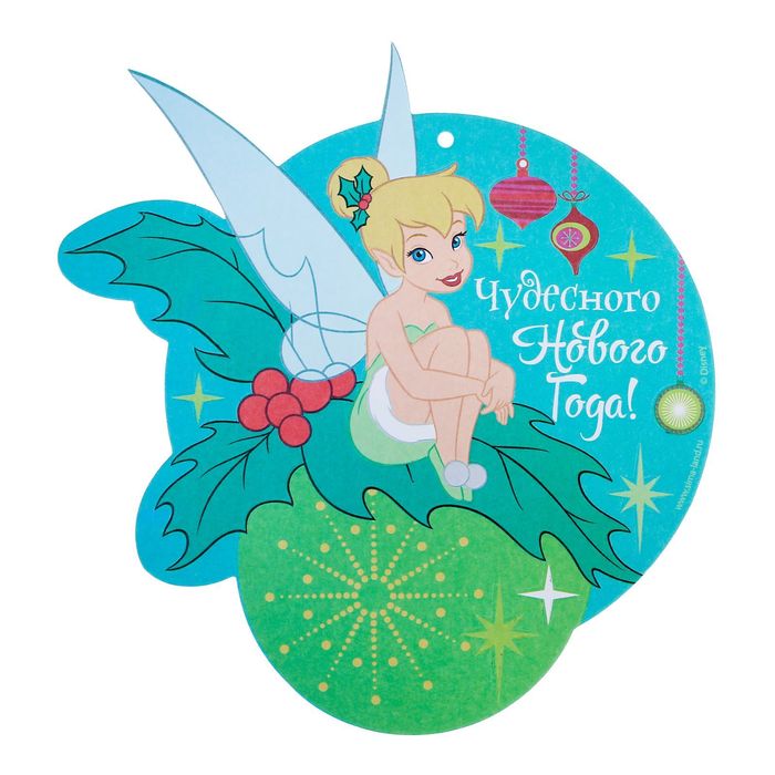 Фреска форменная блестками "Чудесного Нового года", Феи, 5 цветов по 2 грамм, стека