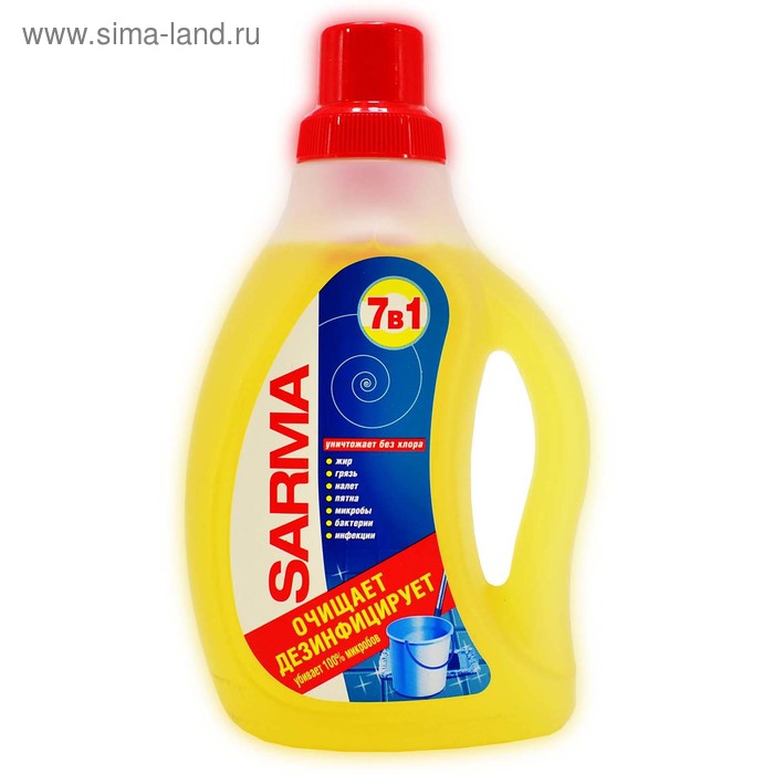 Средство для мытья полов Sarma, концентрат, 750 мл средство для мытья полов synergetic аромамагия 750 мл