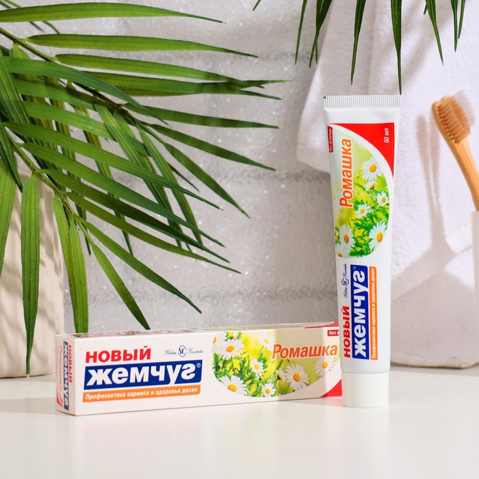 

Зубная паста «Новый жемчуг», ромашка, 50 мл