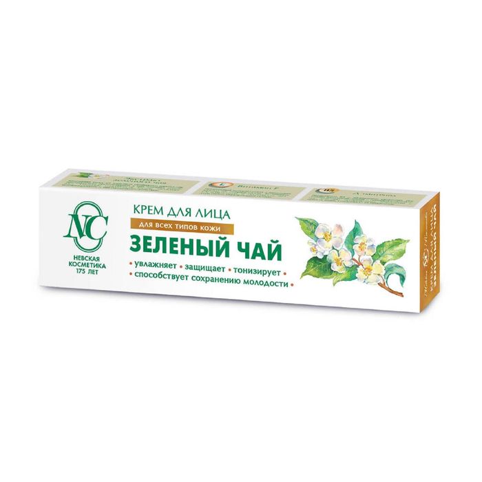 Крем для лица "Невская Косметика" "Зелёный чай", 40 мл