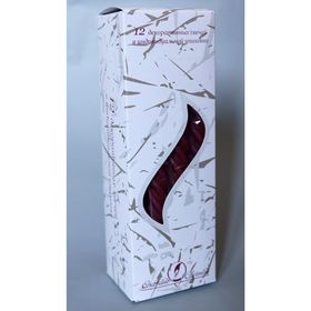 

Свеча витая, 2,3х 24,5 см, бордовая