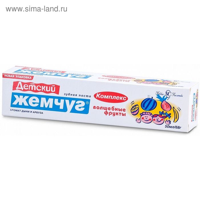 

Зубная паста Детский Жемчуг «Волшебные фрукты», 50 мл