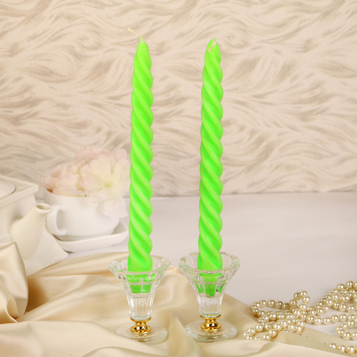 Свеча витая ароматическая "Яблоко"