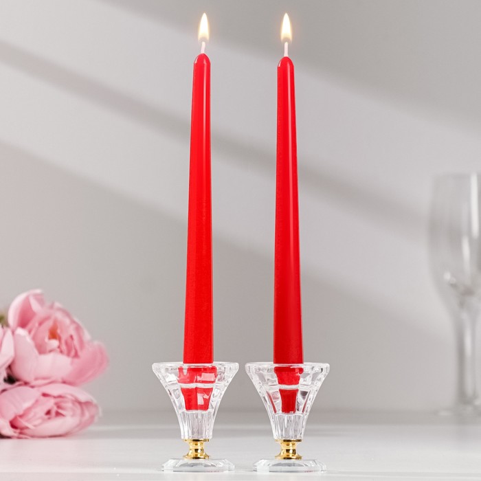 Набор свечей античных ароматических "Клубника", 2 штуки