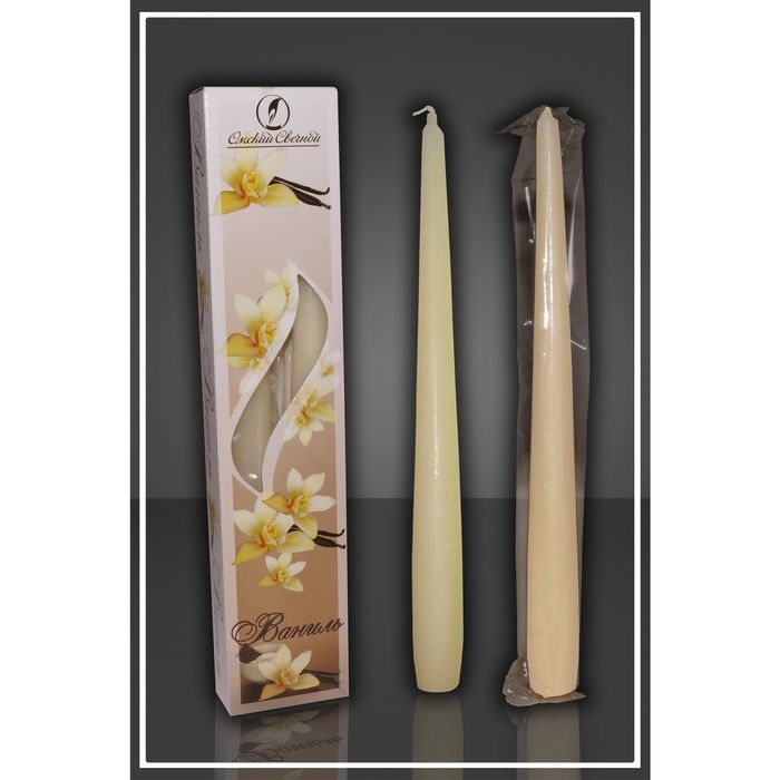 Набор свечей античных ароматических "Ваниль", 2 штуки