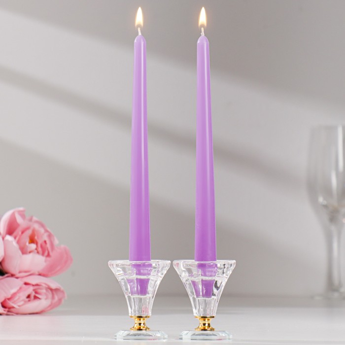 Набор свечей античных ароматических "Лаванда", 2 штуки