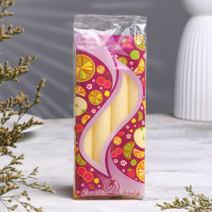Набор свечей столовых ароматических 