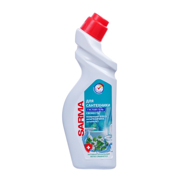 Средство чистящее для сантехники Sarma «Свежесть», 750 мл средство для очистки сантехники super dolphy 750 мл