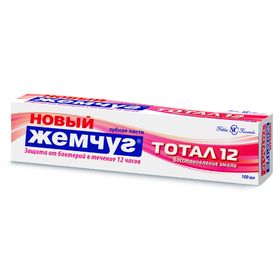 

Зубная паста «Новый жемчуг. Тотал 12» восстановление эмали, 100 мл