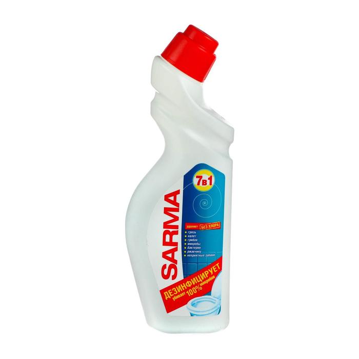 Чистящее средство Sarma, гель, для сантехники, 750 мл средство для очистки сантехники super dolphy 750 мл