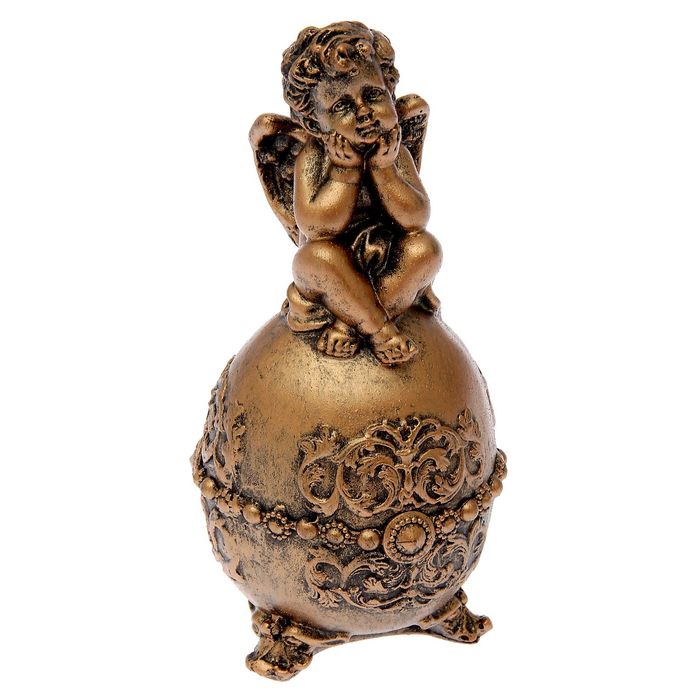 Статуэтка "Ангел на яйце" бронза
