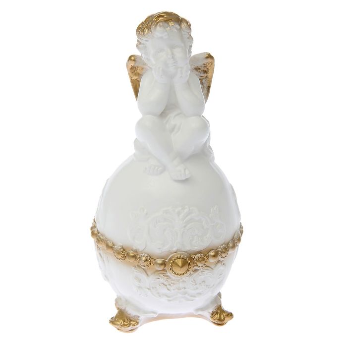 Статуэтка "Ангел на яйце", золото