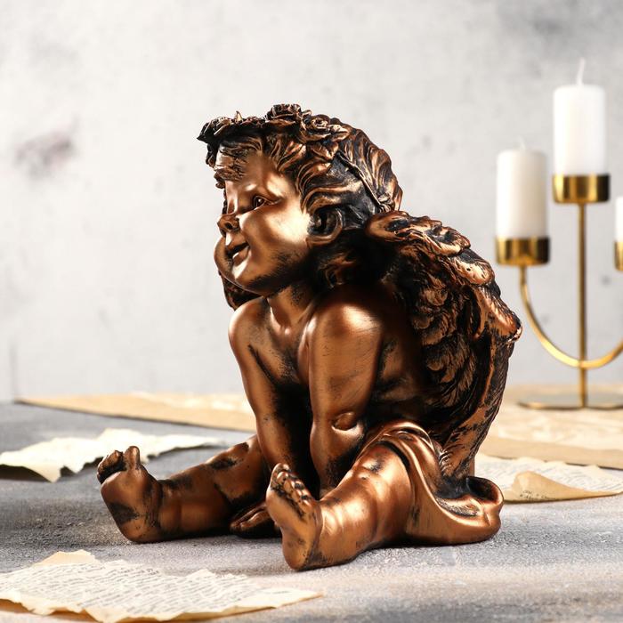 Статуэтка "Ангел сидящий" бронза