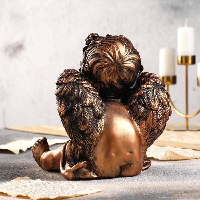 Статуэтка "Ангел сидящий" бронза