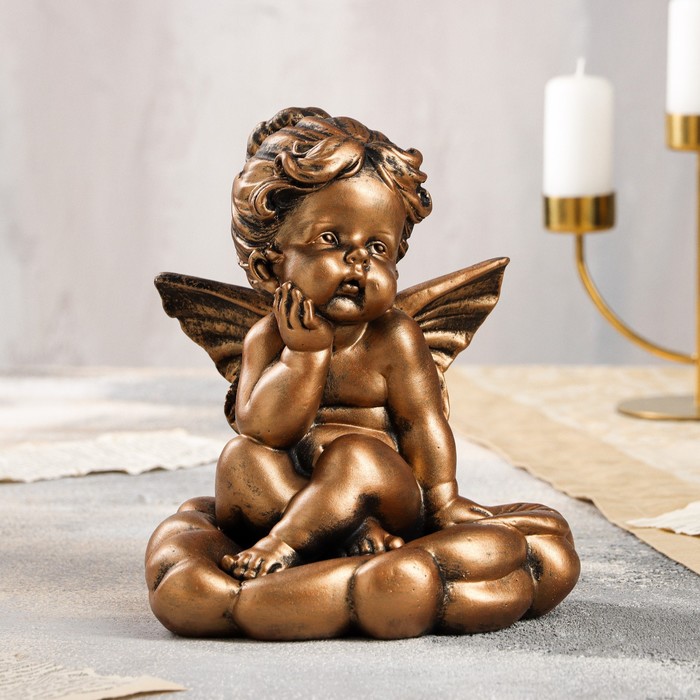 Статуэтка "Ангел читающий" бронза