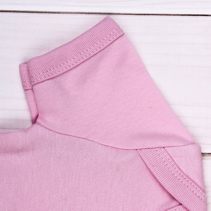 Боди с коротким рукавом, рост 68 см (24), цвет розовый (арт. 583Я-361_М)