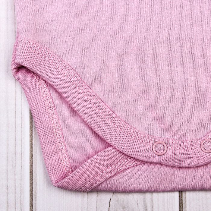 Боди с коротким рукавом, рост 68 см (24), цвет розовый (арт. 583Я-361_М)
