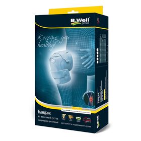 

Бандаж на коленный сустав B.Well W-3320, с шарнирами, разъёмный, размер M