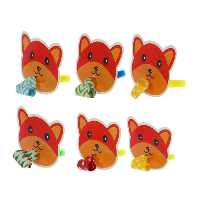 Язычок "Зверек" (набор 6 шт), цвета МИКС