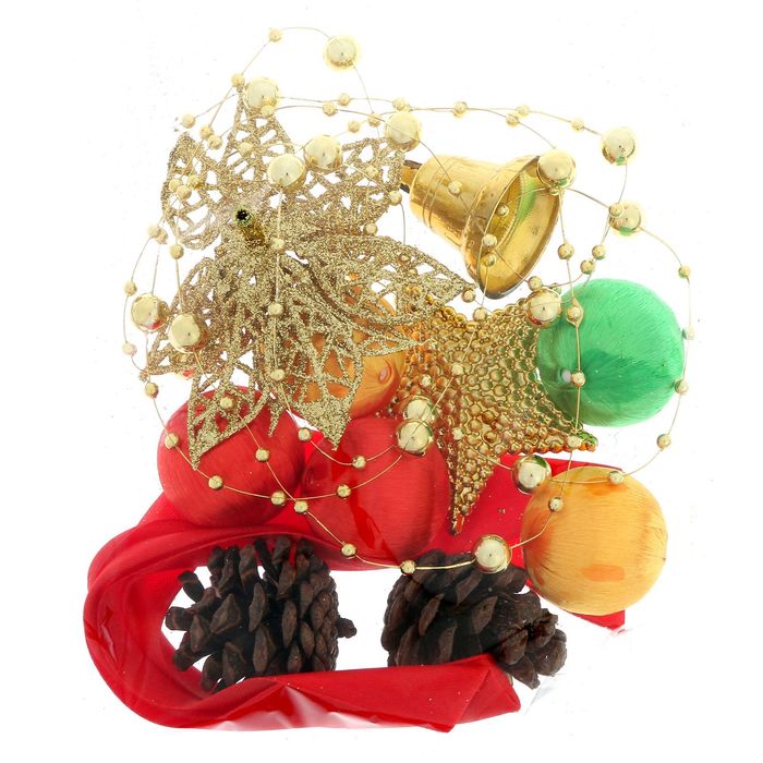 Новогодний венок «Зимняя сказка», набор для создания, 20 × 20 см