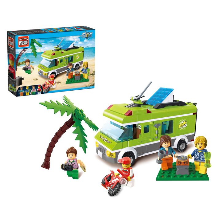 Конструктор «Семейный автобус», 380 деталей и 4 минифигуры