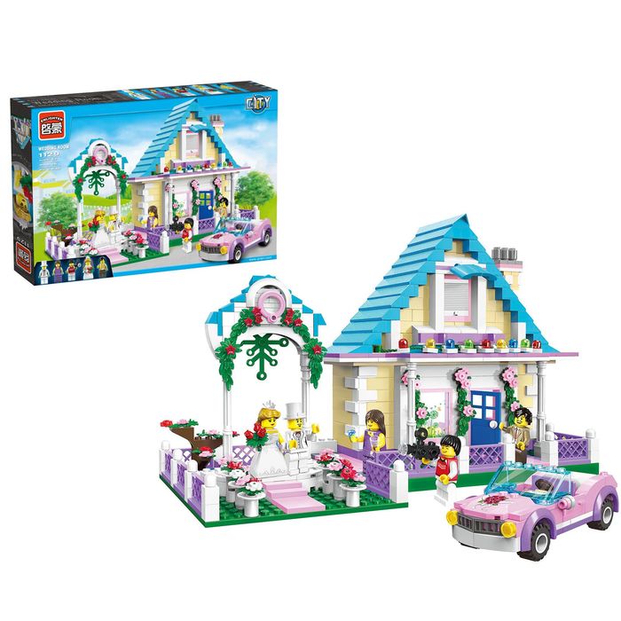 Конструктор «Прекрасная свадьба», 612 деталей и 5 минифигур