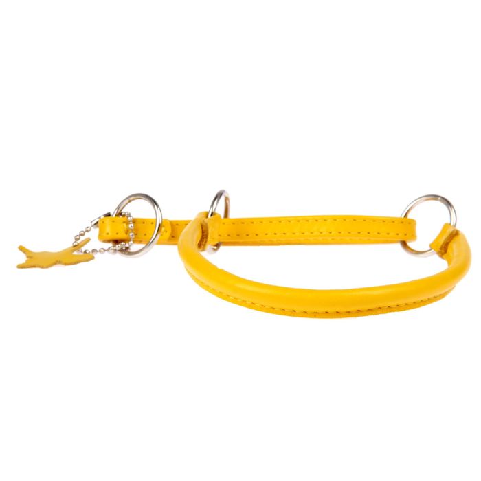 Ошейник-удавка CoLLaR Glomour, 35 х 0,8 см, желтый