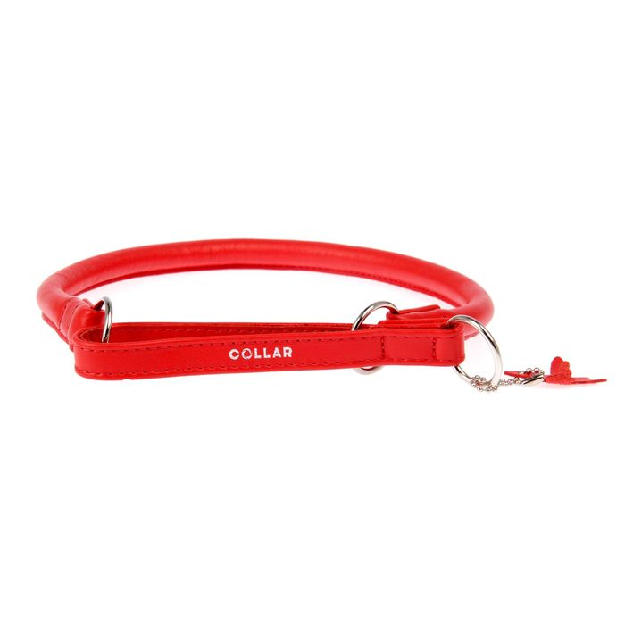 Ошейник-удавка CoLLaR Glomour, 60 х 1,3 см, красный