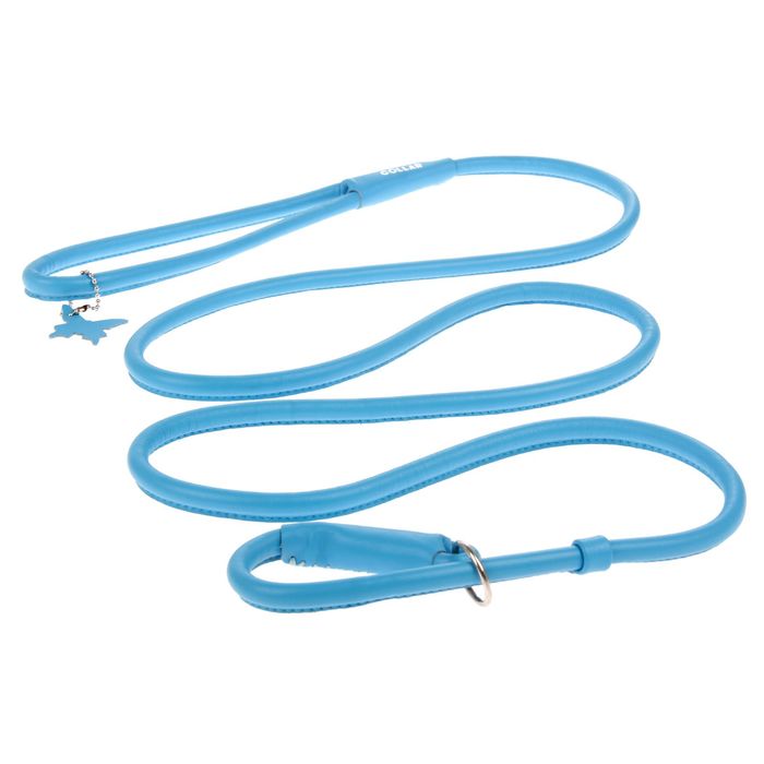 Поводок-удавка CoLLaR Glomour, 1.83 м х 1 см, синий