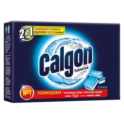 Средство для cмягчения воды Calgon, в таблетках, 35 шт