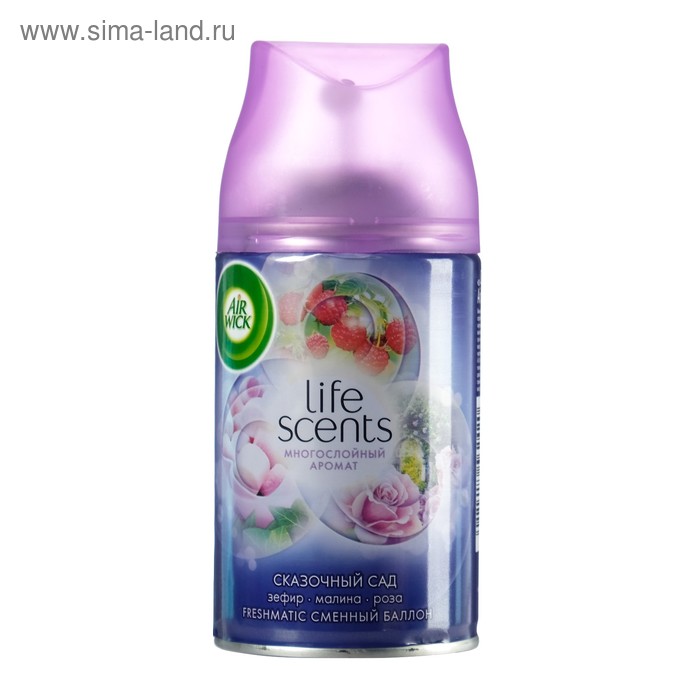 Освежители воздуха Сменный баллон Airwick Freshmatic Сказочный сад к автоматизированному освежителю воздуха, 250 мл