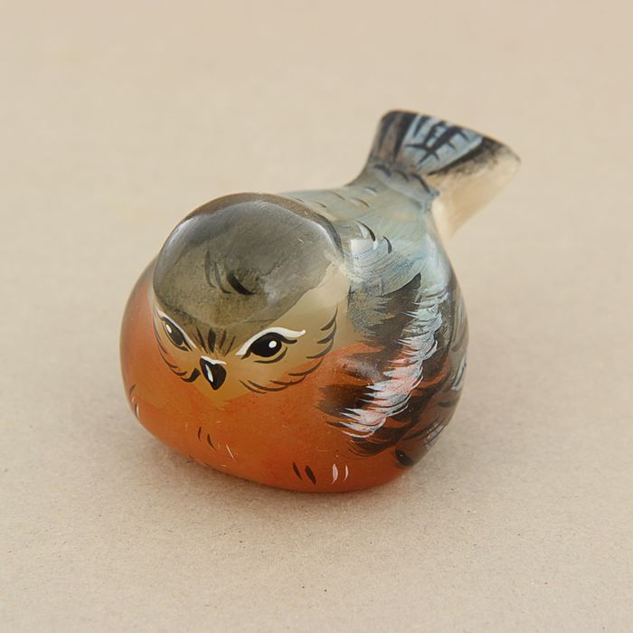 Скульптура "Птица "Снегирь"