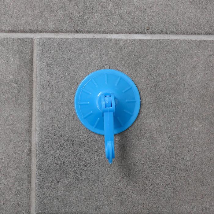 Крючок на вакуумной присоске, цвет микс