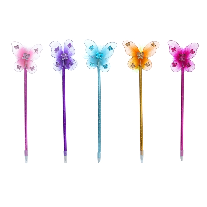 Ручка "Бабочка", цвета МИКС