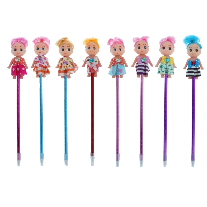 Ручка "Куколка", цвета МИКС