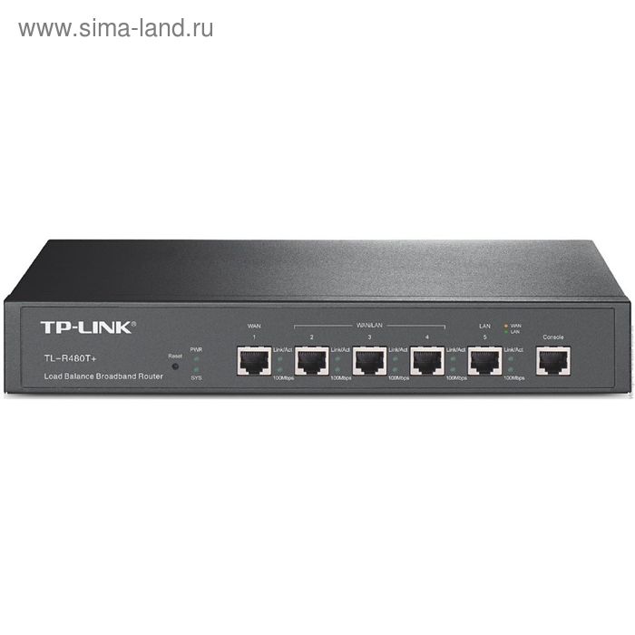Маршрутизатор TP-Link TL-R480T+ 10/100BASE-TX wi fi роутер беспроводной tp link tl wr840n 10 100base tx
