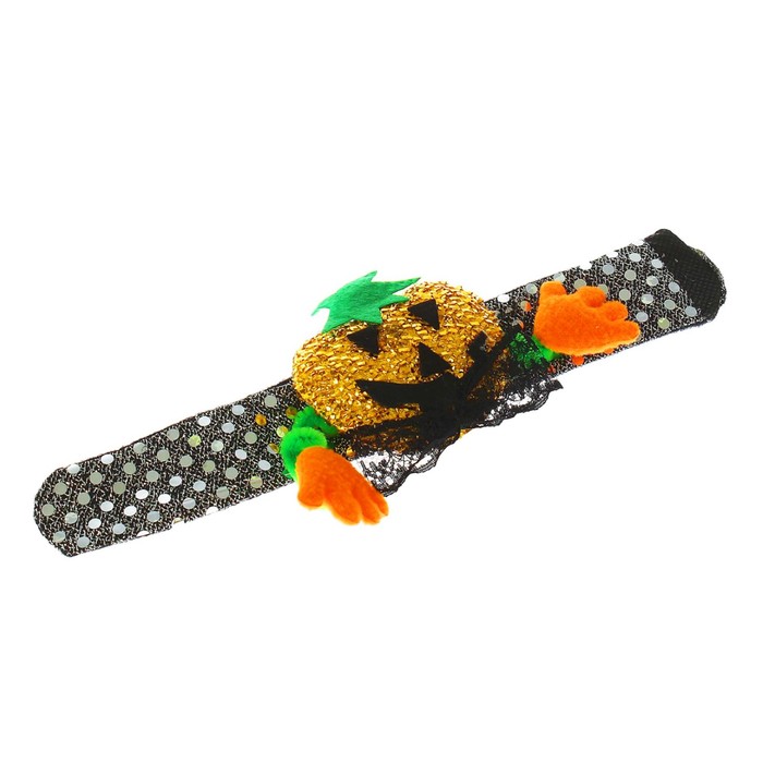 Карнавальный браслет "Тыква" с ручками