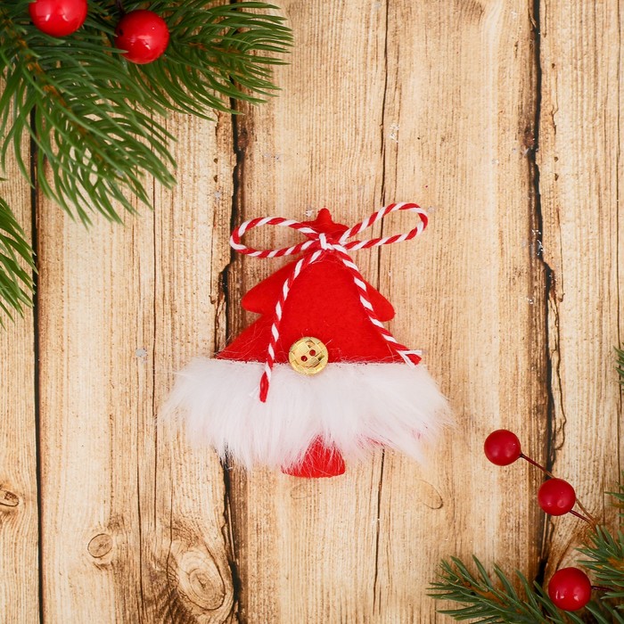 Мягкая ёлочная игрушка "Пушистая ёлочка"